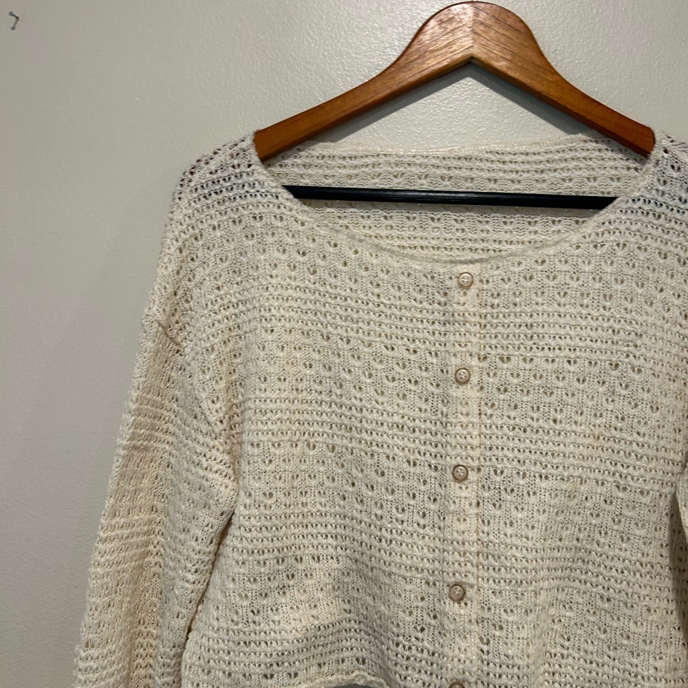 Bohemian crochet cardigan - Picture 3 of 10